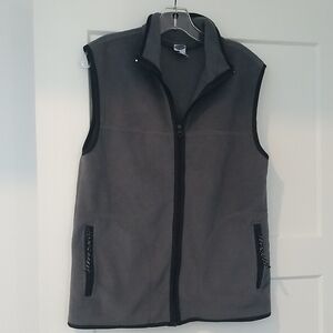 Boys hunter greenish Gray Fleece Vest